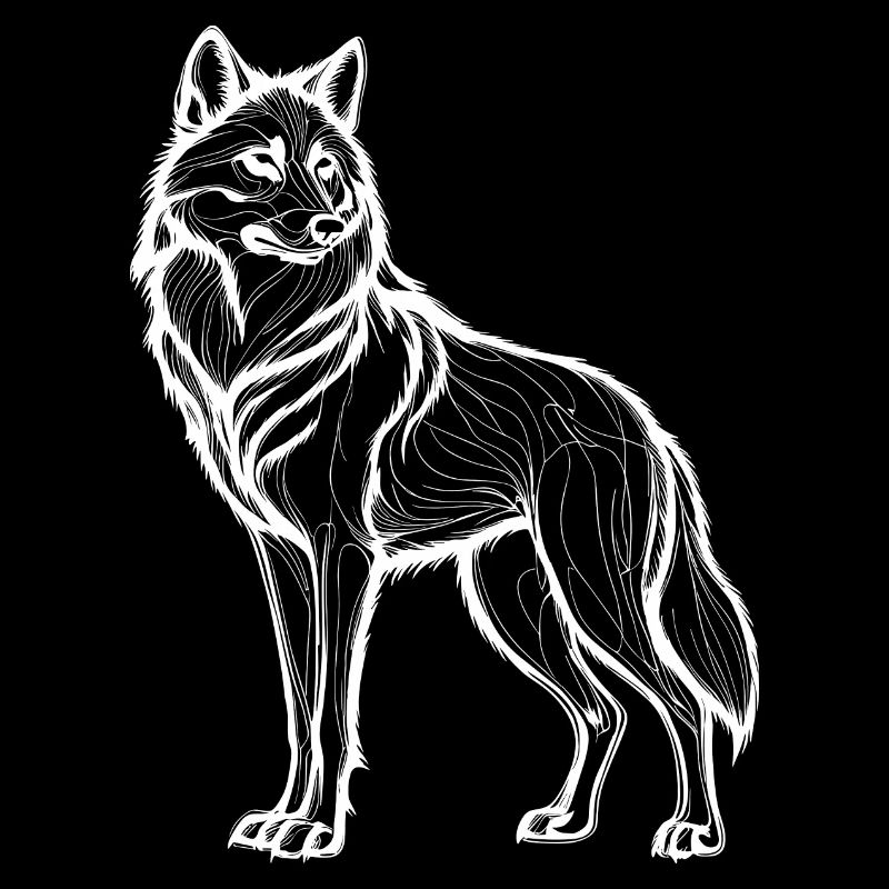 majestic wolf