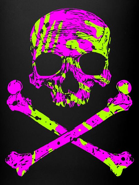 Skull with bone