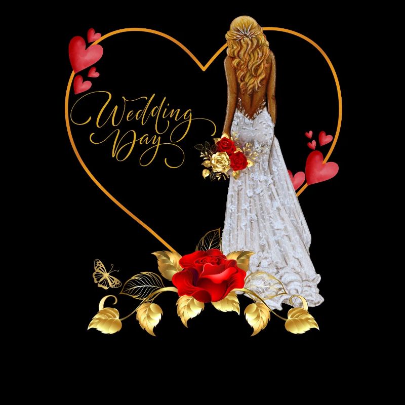 Red Rose Wedding Day