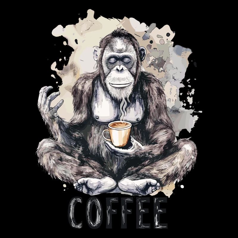 Monkey Ape Orang-outan Café Café