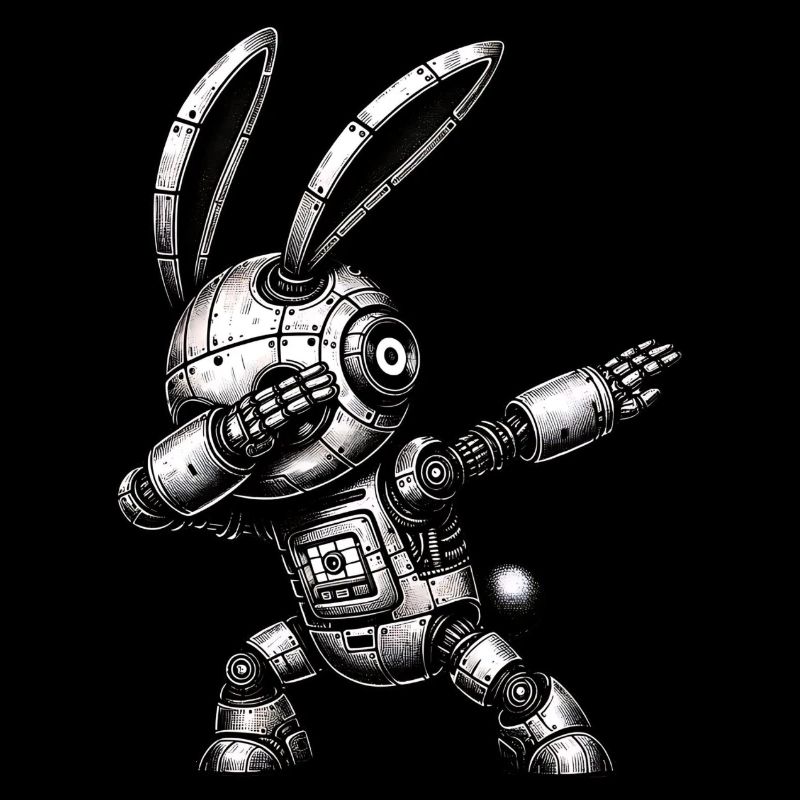 Dabbing Robot Bunny