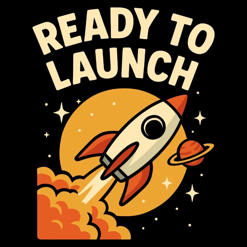 Lancement de fusée - Prêt à aller dans l’espace