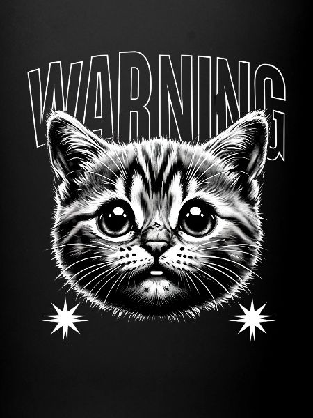 Avertissement chat Kitty Cadeau