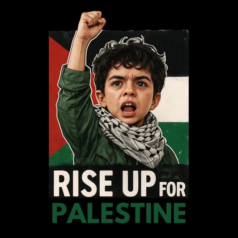 Rise Up For Palestine Powerful Protest Art