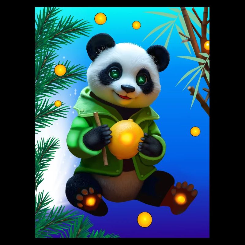 Cyber Lemon Bamboo Panda