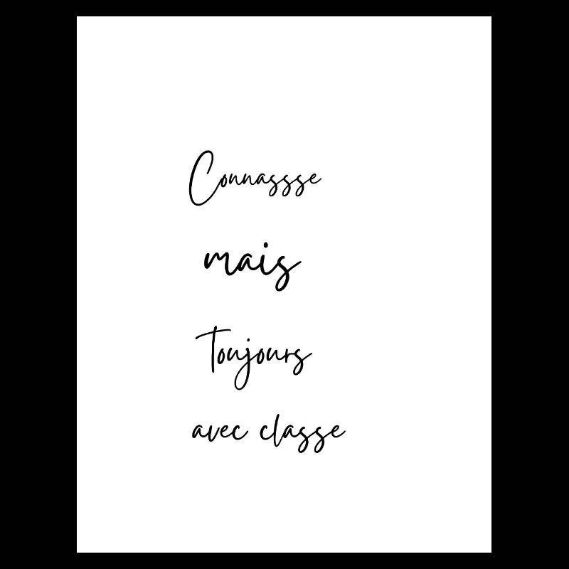 aber immer mit Klasse