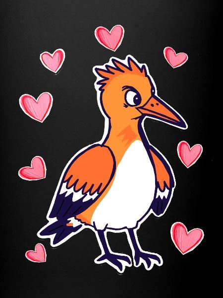 Oiseau de dessin animé