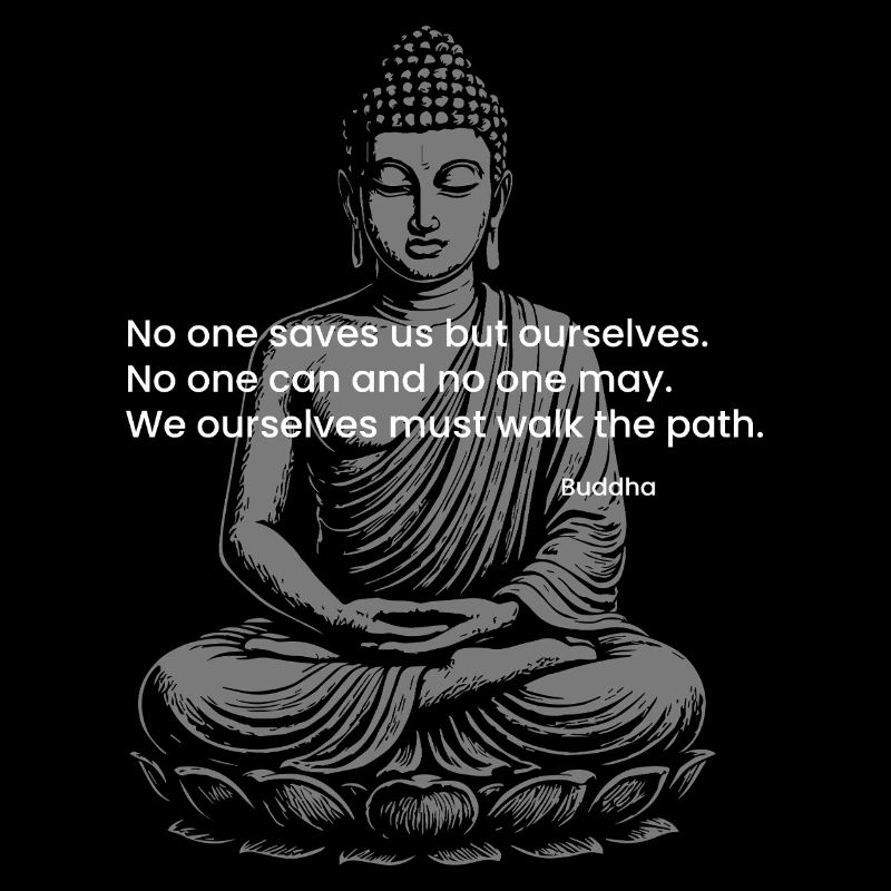 Buddha Zitat Geschenk