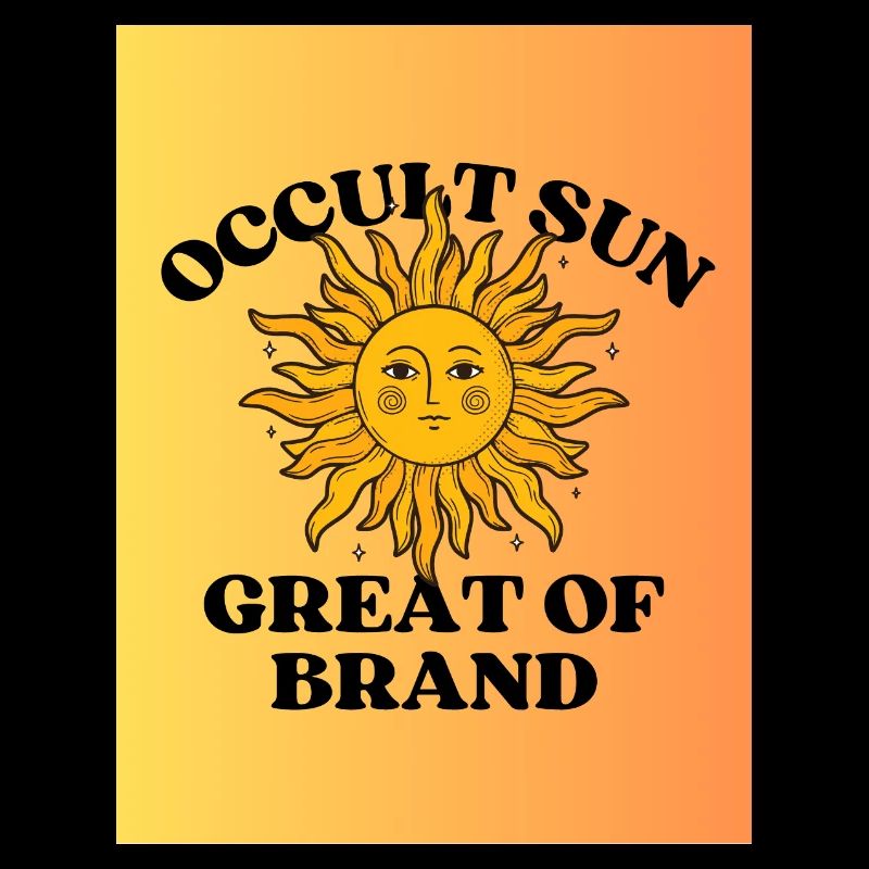 Grande marque du soleil caché