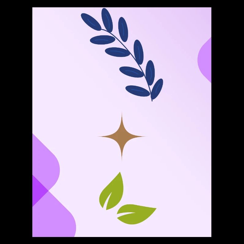 Minimalist Nature-inspired Leaf Design