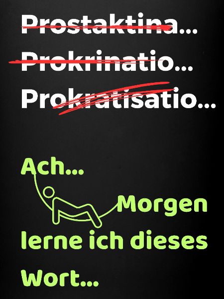 Procrastination Blague Drôle Dire Hamac