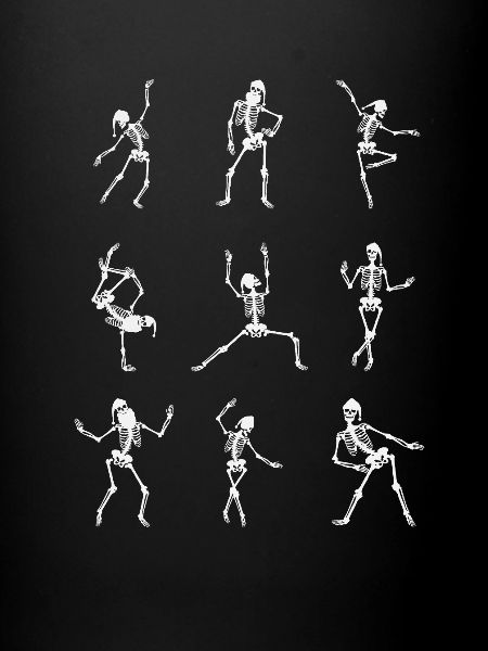 Silhouettes de danse dynamiques