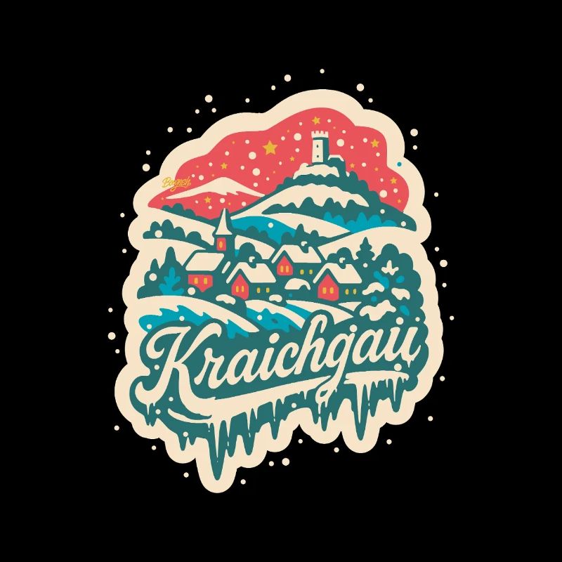 Kraichgau, Bade, Wurtemberg Hiver
