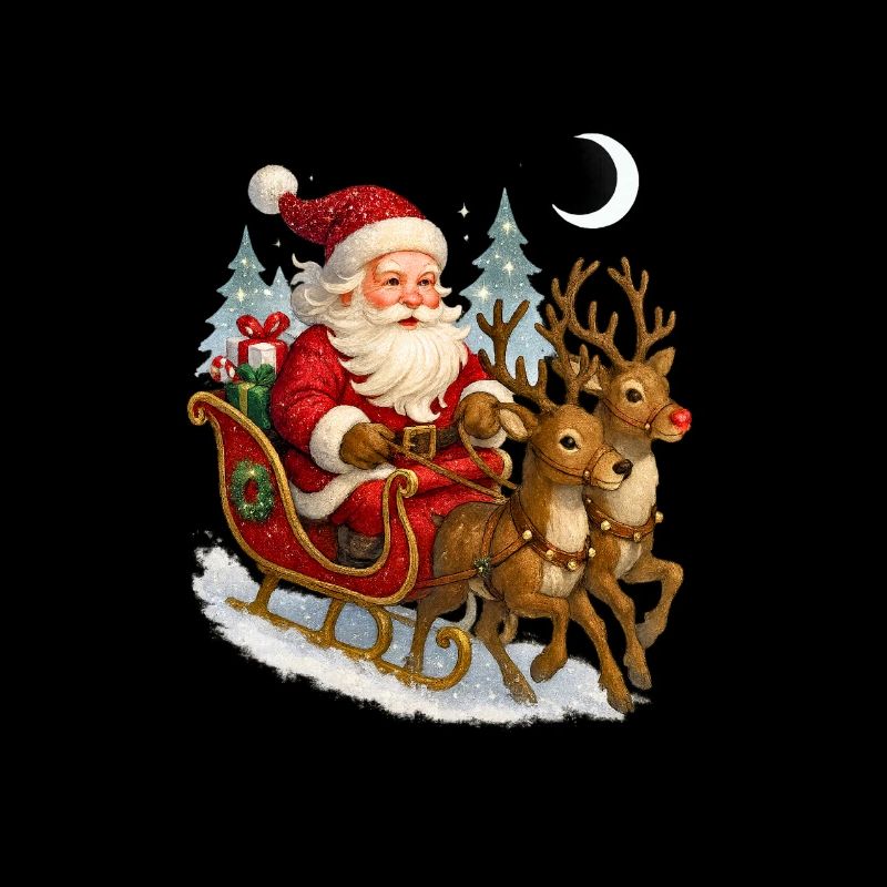 Winter Magic Santa Sleigh