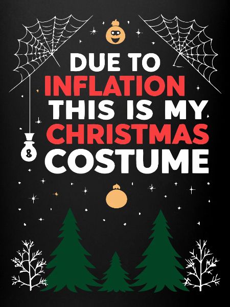 Costume Noël Inflation Ironique