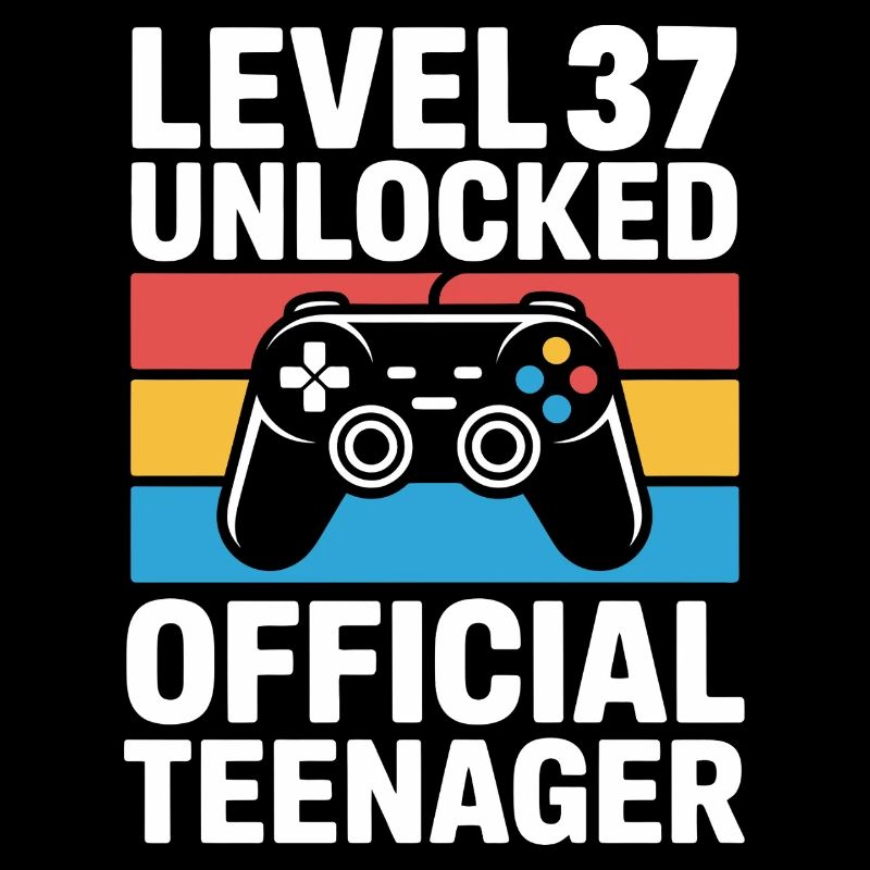 Niveau 37 Débloqué Adolescent Rétro