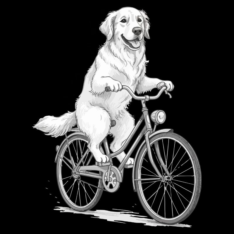 Chien Tailwind Rider à vélo