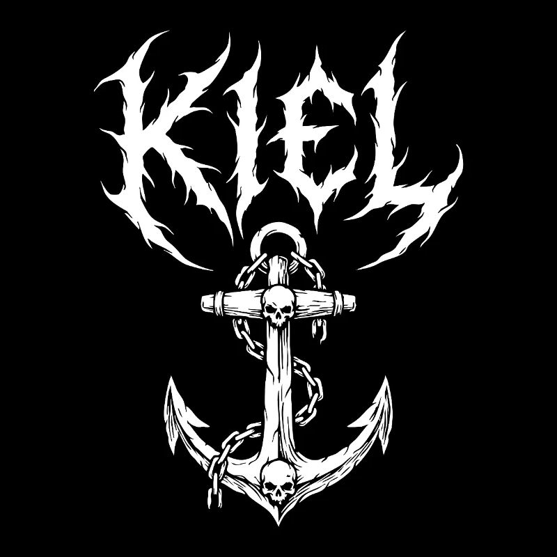 Kiel Black Metal Anchor