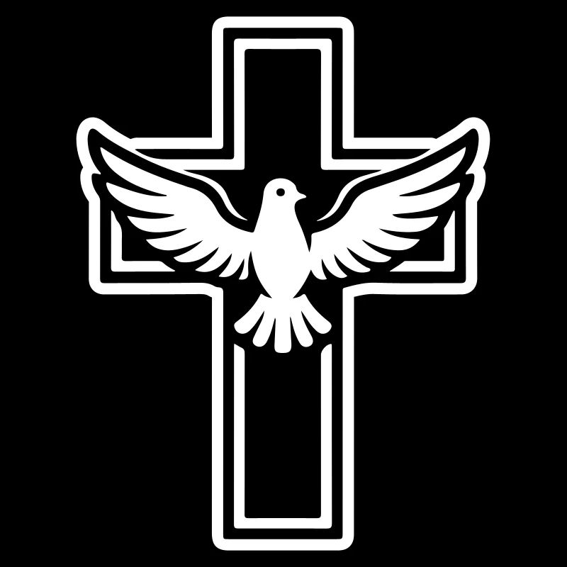 Colombe croix chrétienne