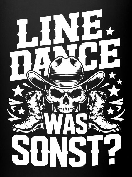 Line Dance Skull Cowboy