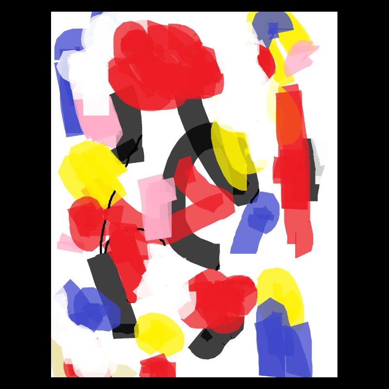 Motif abstrait coloré
