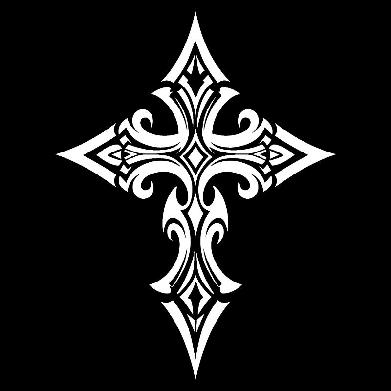 Croix en filigrane ornée