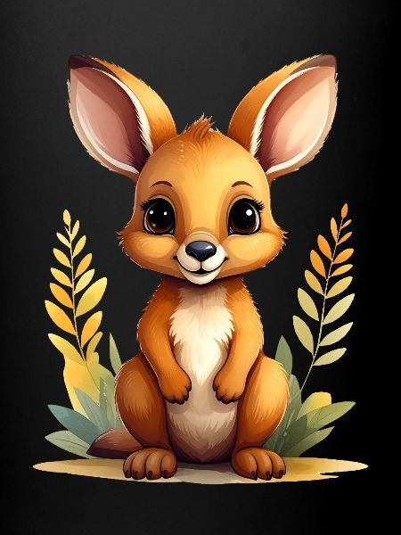 Petit kangourou mignon