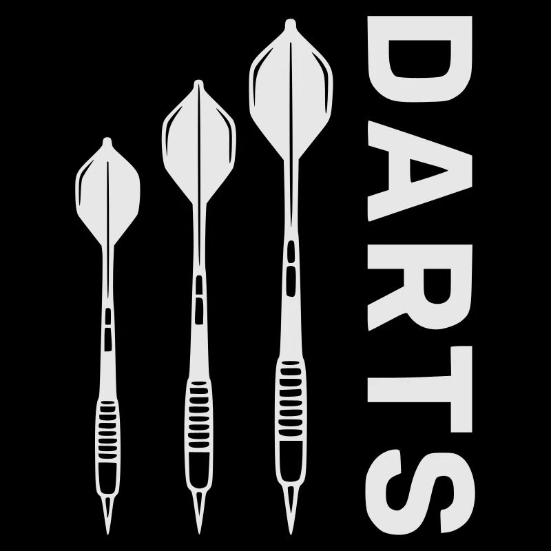 Silhouette des flèches fléchettes