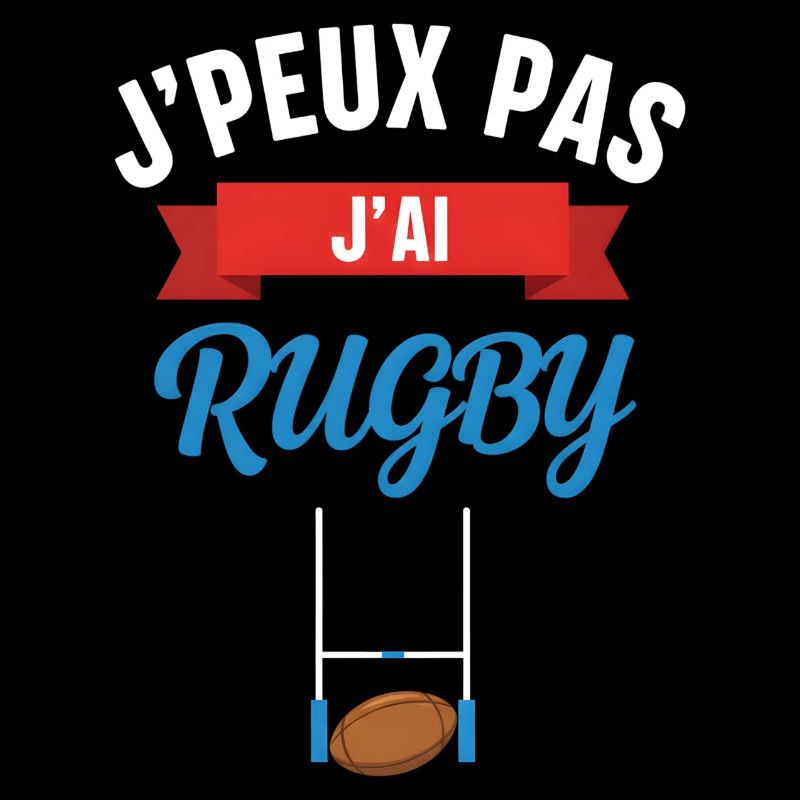J'peux pas j'ai rugby graphique