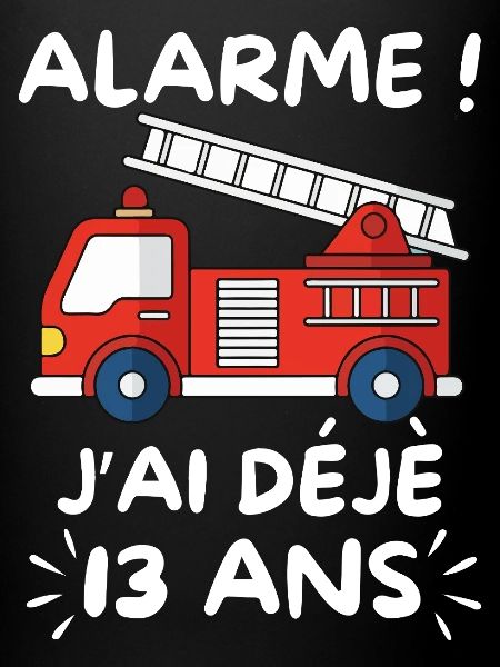 Camion Pompier 13 Ans Anniversaire