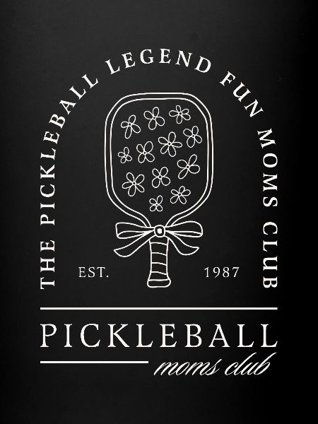 Pickleball-Mama lustige Mutter
