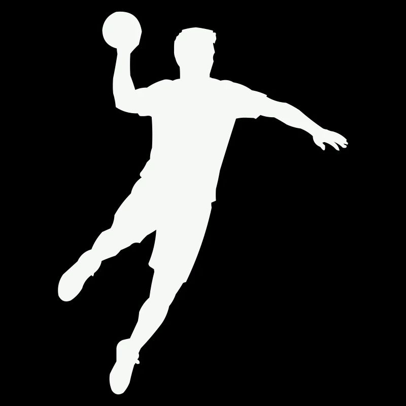 Balle de la silhouette de handball