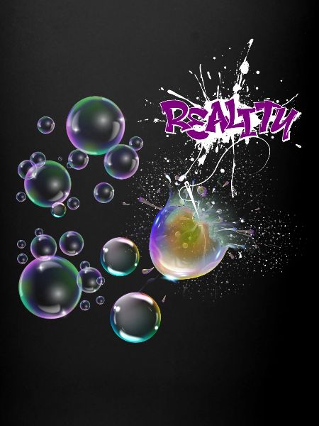 "Reality Bursts the Bubble" Hip-Hop Tee