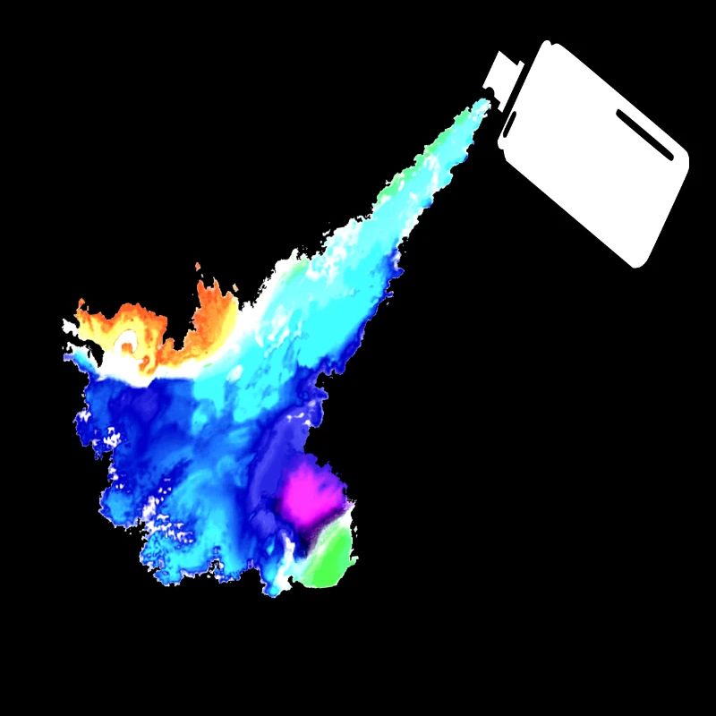 Spraydose Graffiti Kunst in Bunt