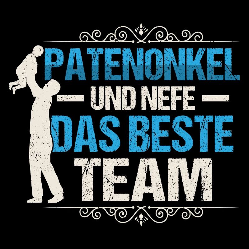 Patenonkel und Nefe das Beste Team Taufpate