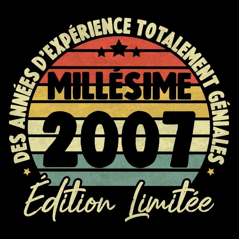 Cadeau D'anniversaire Millésime Fabriqué en 2007