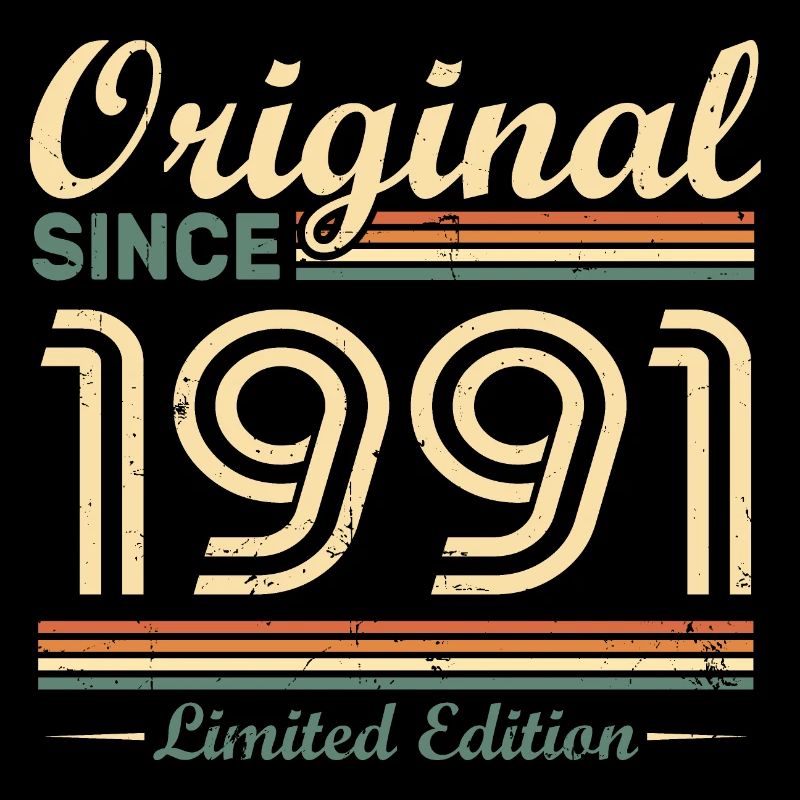 Original 1991 Vintage Retro Geburtstagsgeschenk