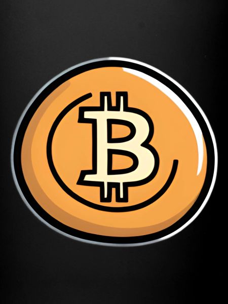 Bitcoin Coin Art Emblem