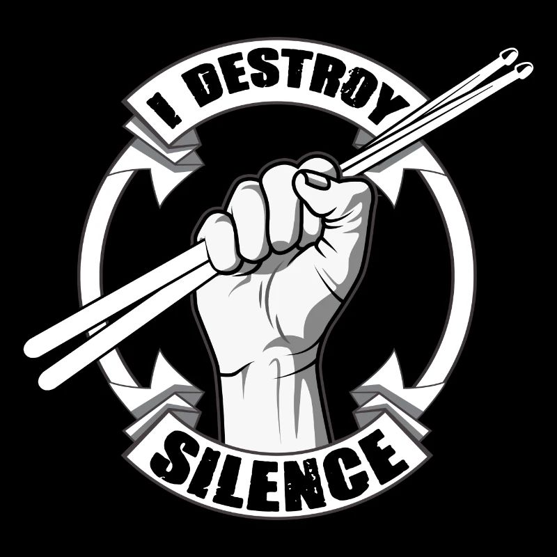 Batterie percussions I destroy silence