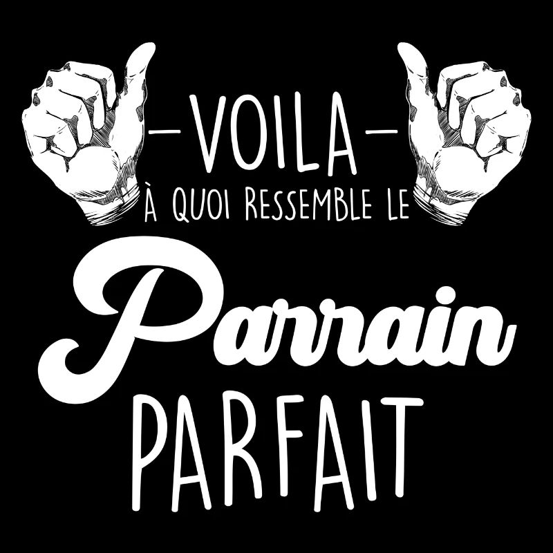 Parrain parfait cadeau oncle, tonton