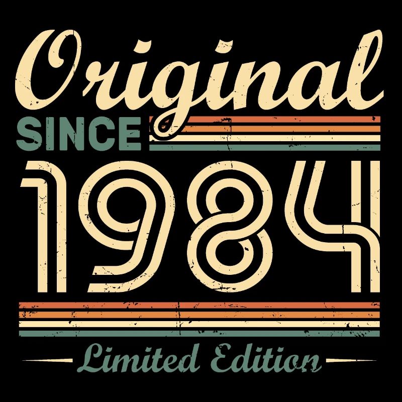 Original 1984 Vintage Retro Geburtstagsgeschenk