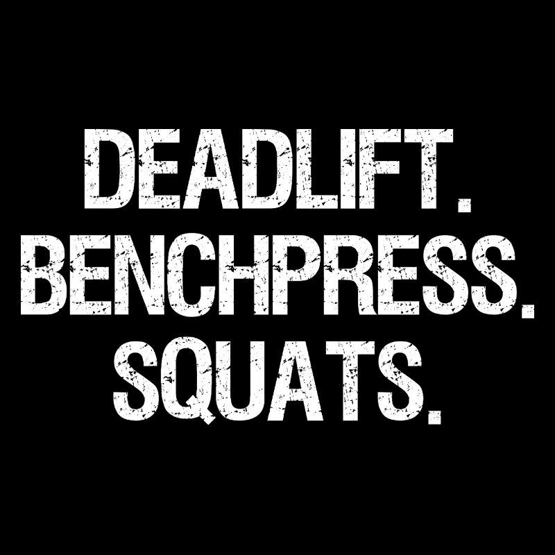 Squats de développé couché de soulevé de terre – Gym Power Shirt