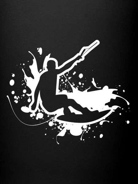 Wakeboarder Splatter Splash motif