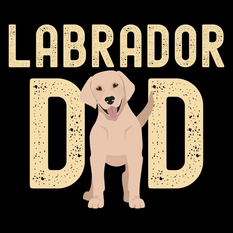 Labrador Papa dad Labrador Liebhaber