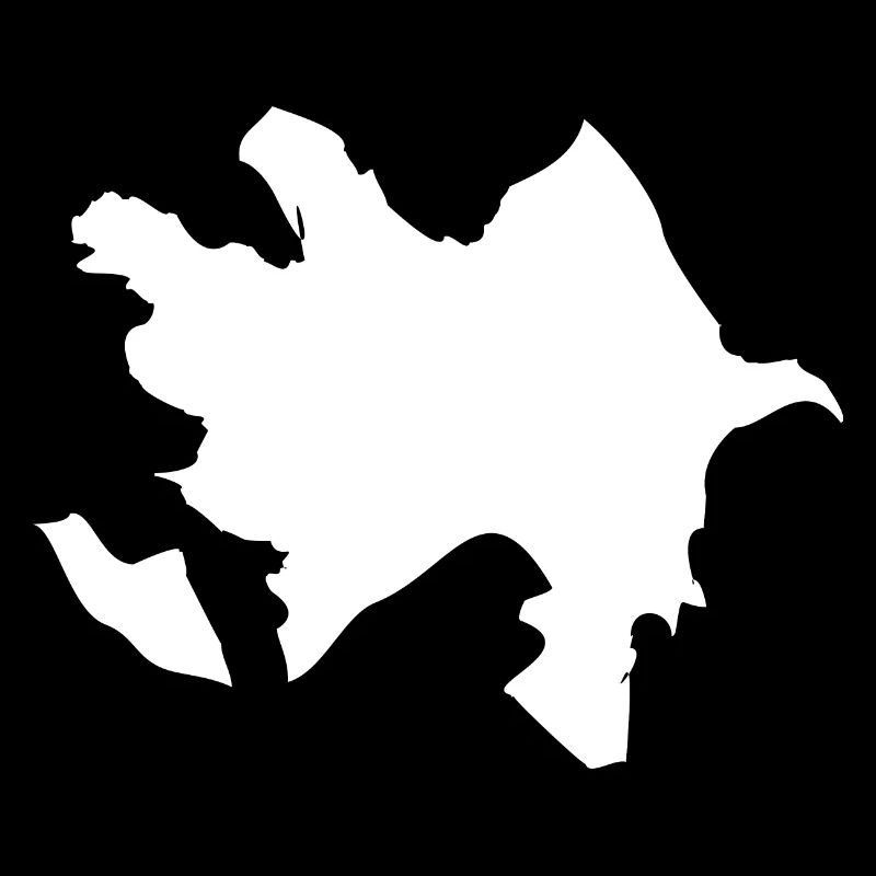 Drapeau de la carte de l'Azerbaïdjan