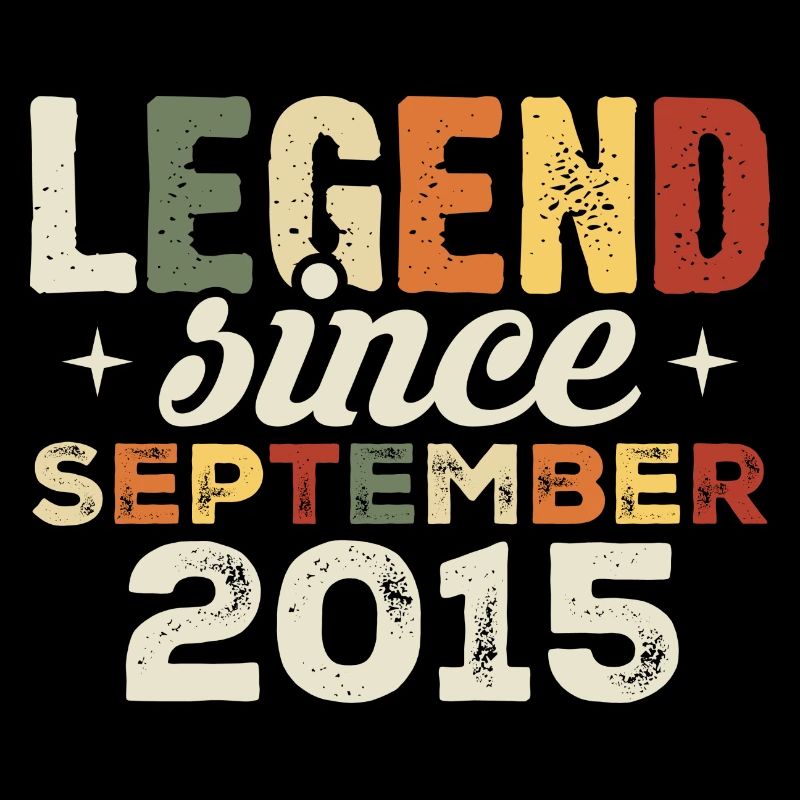 Legendär seit September 2015 Geburtstag September