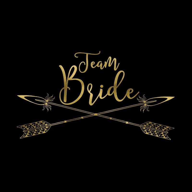 team bride boho arrow or