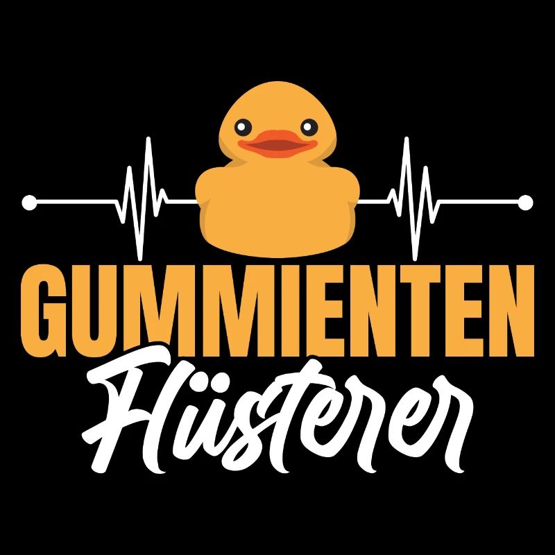Badeente Gummienten Flüsterer Herzschlag