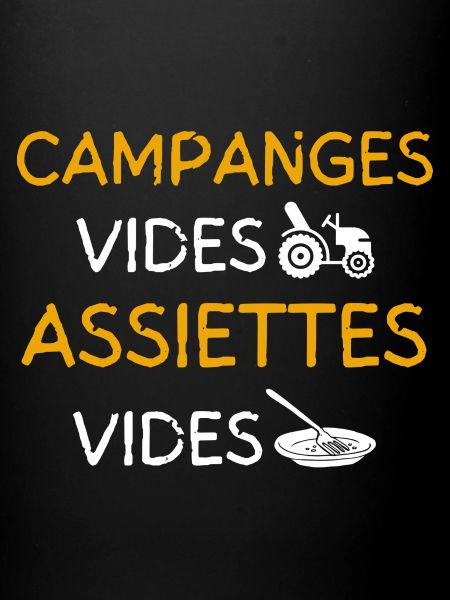 Campagne Vide Assiete Vide