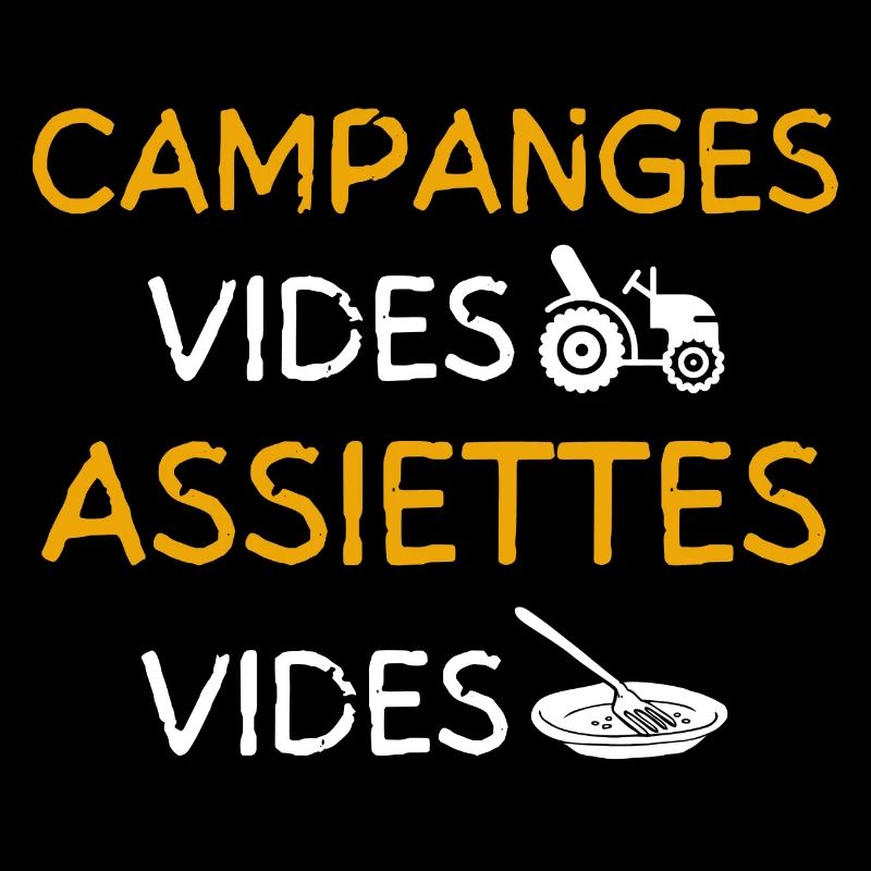 Campagne Vide Assiete Vide